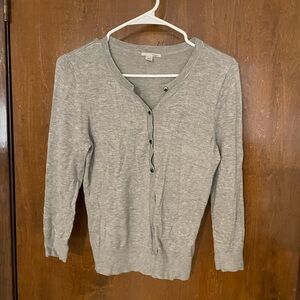 Halogen grey cardigan size small